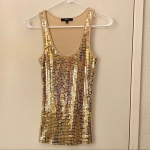 🌟SOLD🌟 Gold Sequin Tank Top